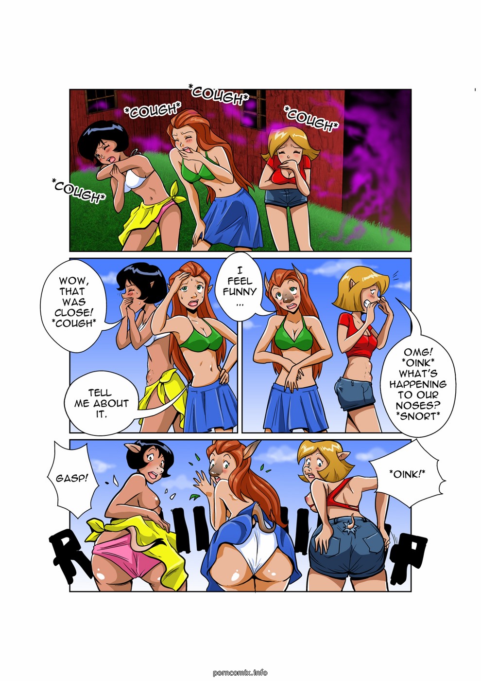 990px x 1400px - Totally Spies- Totally Barn Animals - Porn Cartoon Comics