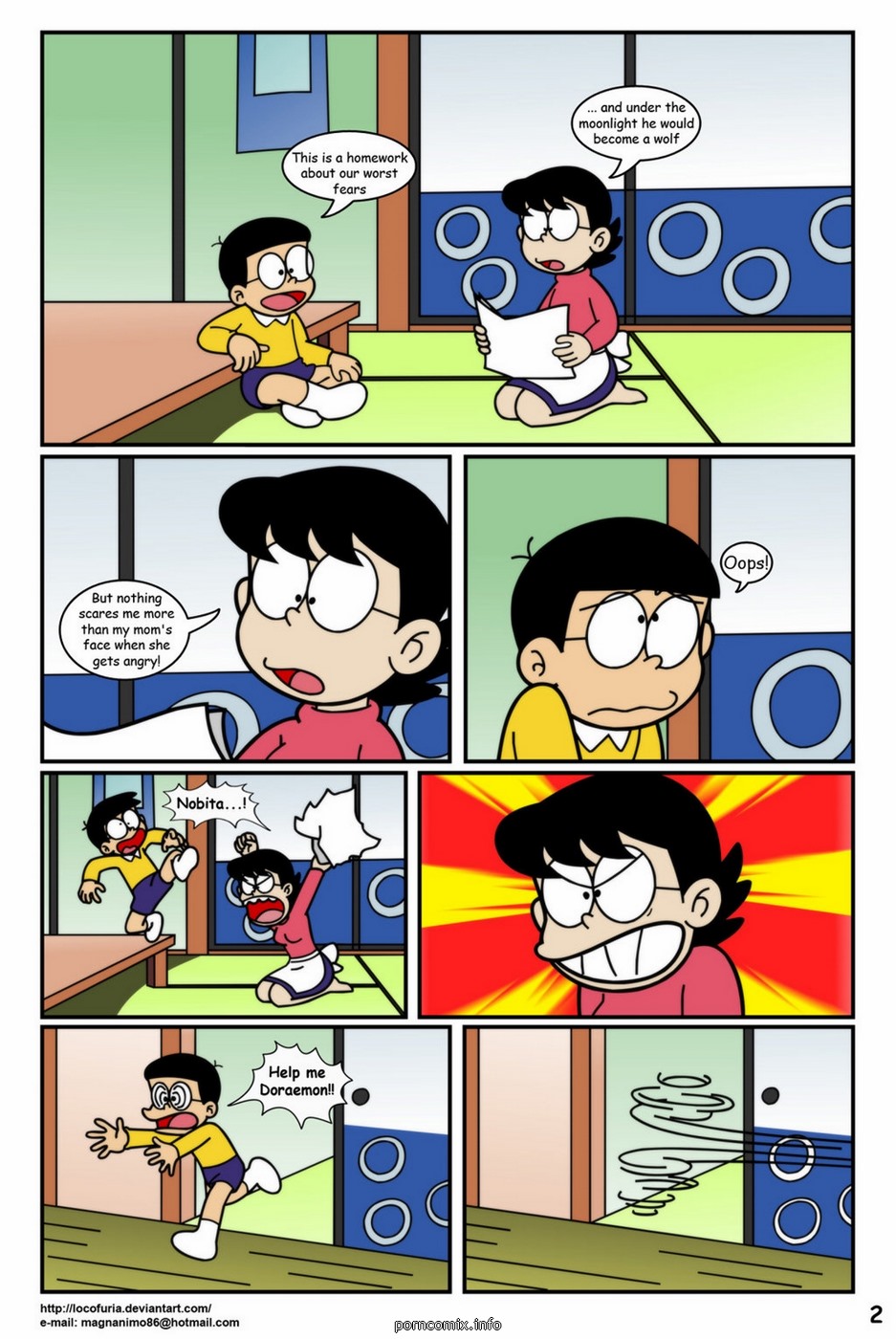 Doraemon porn comic english
