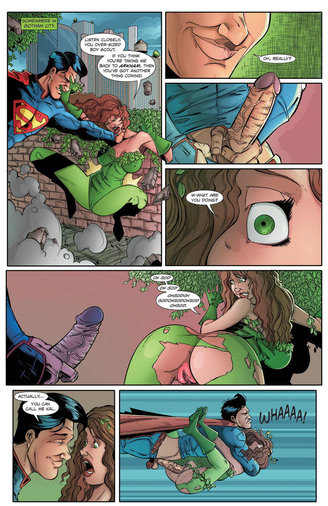 Superman And Poison Ivy Porn Cartoon Comics