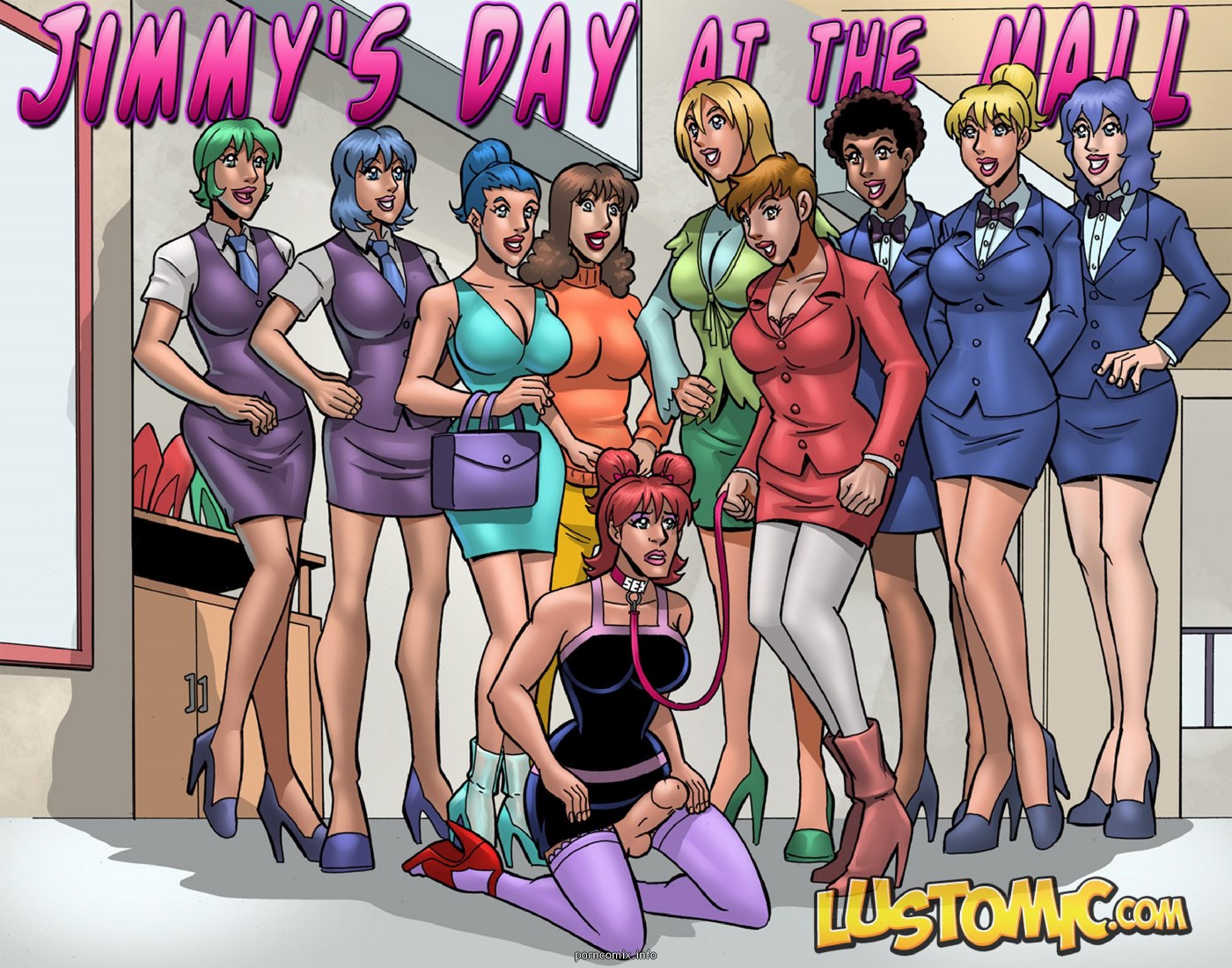 A day at the mall porn comic