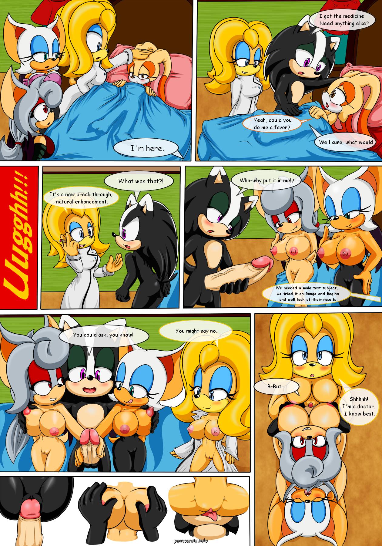 Sonic Porn Comics Big Tits - Test Subject (Sonic The Hedgehog) - Porn Cartoon Comics