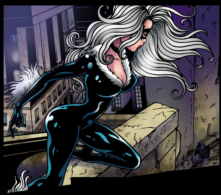 777px x 684px - Black Cat meets Venom - Porn Cartoon Comics