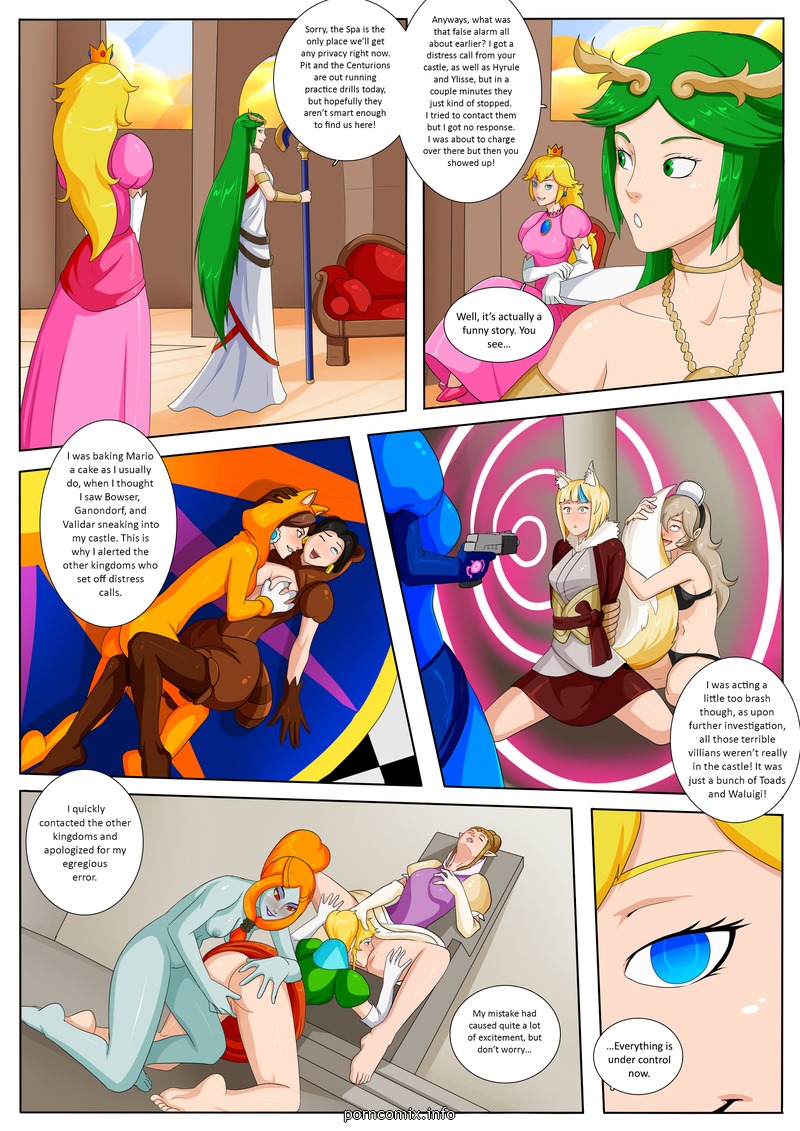 Princess Peach Mind Control Porn - Peach- Palutenas Princessification - Porn Cartoon Comics