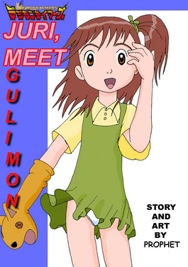 Juri, Meet Guilmon (Digimon)
