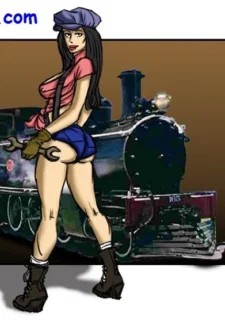 Runin A Train 2- illustrated interracial1