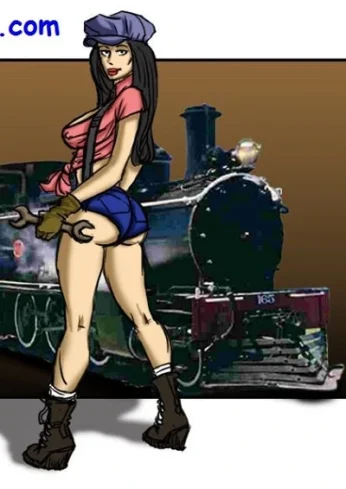 Runin A Train 2- illustrated interracial