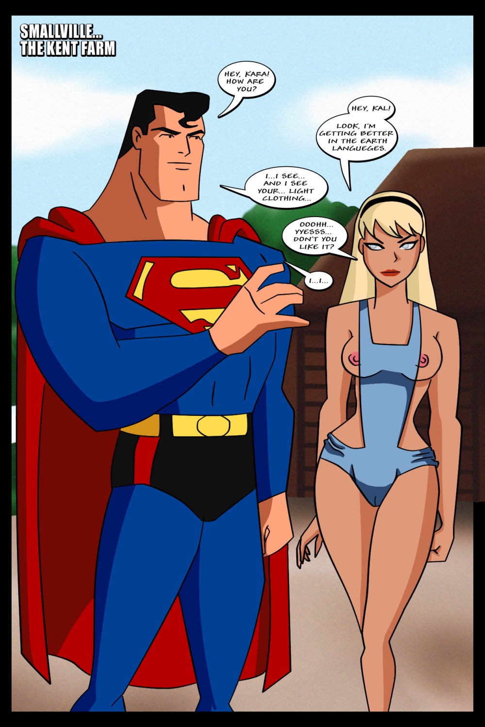 1000px x 1500px - Supergirl Adventures Ch. 2- Superman - Porn Cartoon Comics