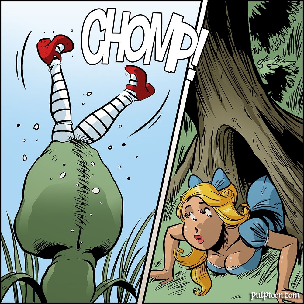 Pulptoon - Curious Alice - Porn Cartoon Comics