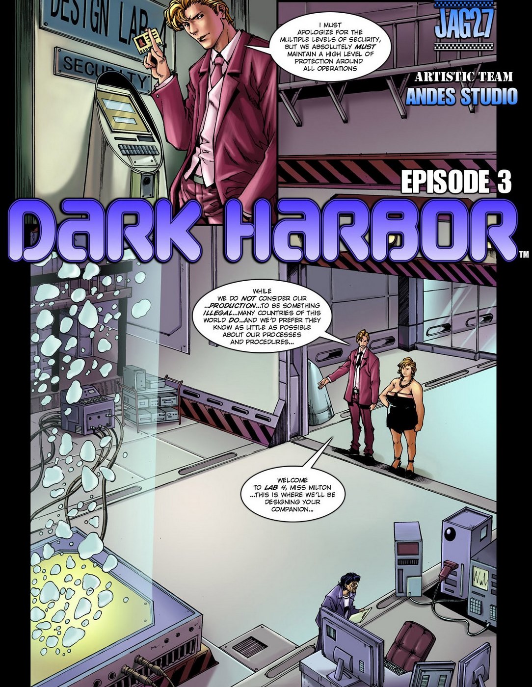 Dark Studios Porn - Dark Harbor 3- Andes Studio - Porn Cartoon Comics