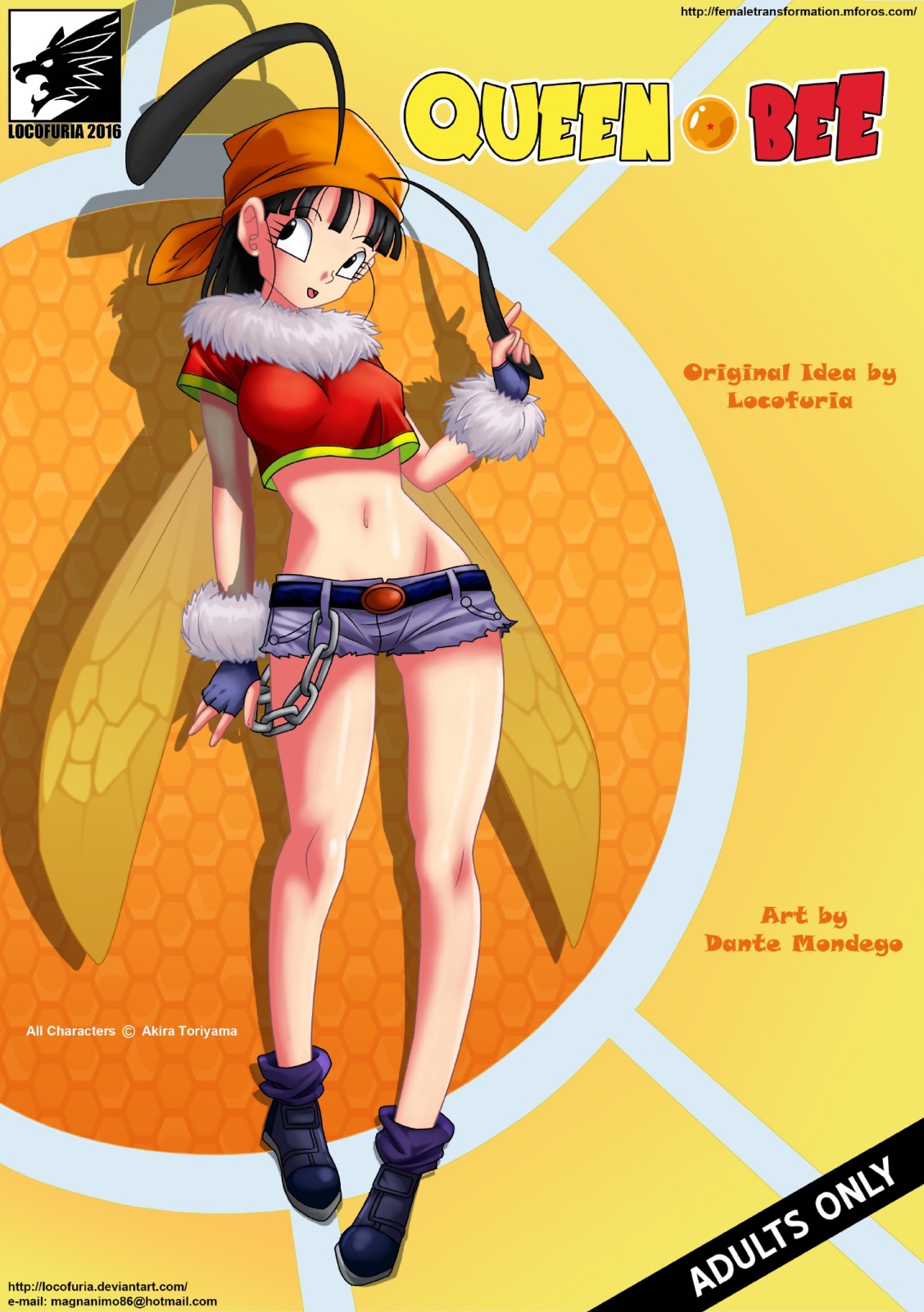 1128px x 1600px - Dragon Ball- Queen Bee - Porn Cartoon Comics