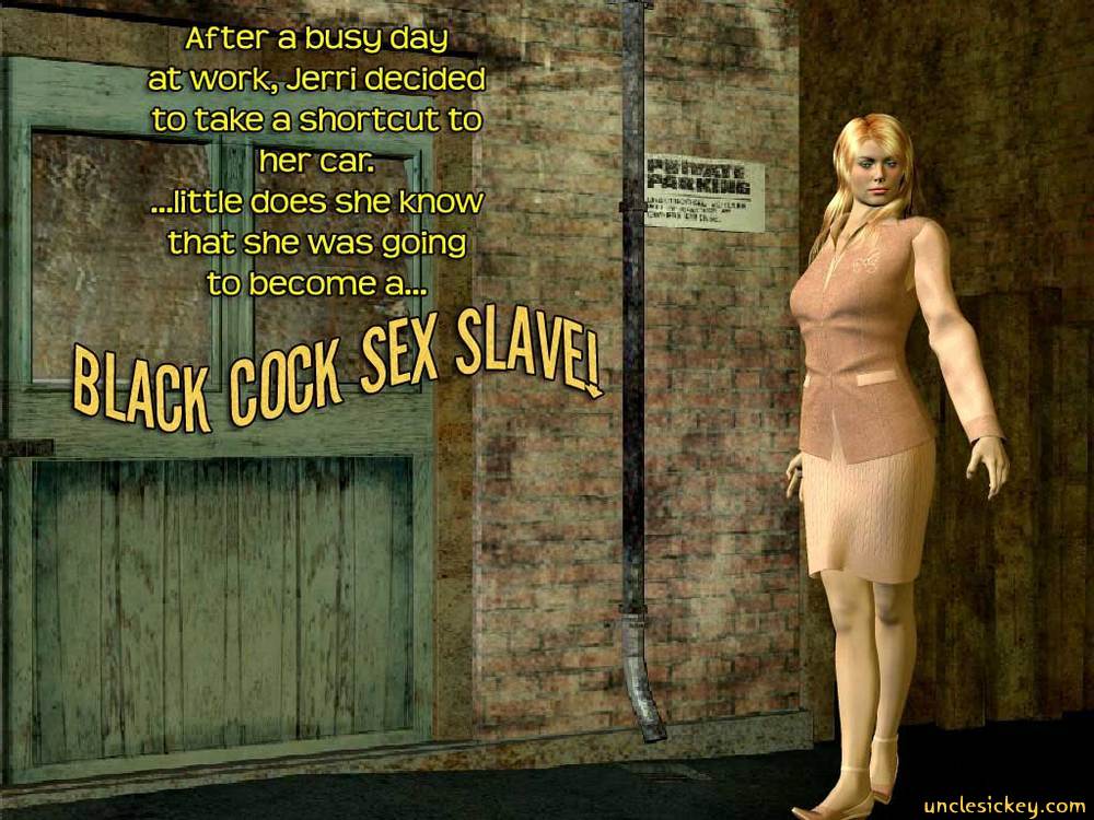 Black Slavery Sex Cartoon Comic - Black Cock Sex Slave- UncleSickey - Porn Cartoon Comics