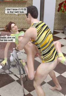 Daddy + Daughter 14- 3D Incest