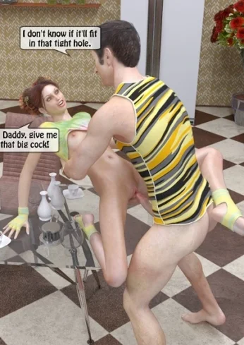 Daddy + Girl 14- 3D