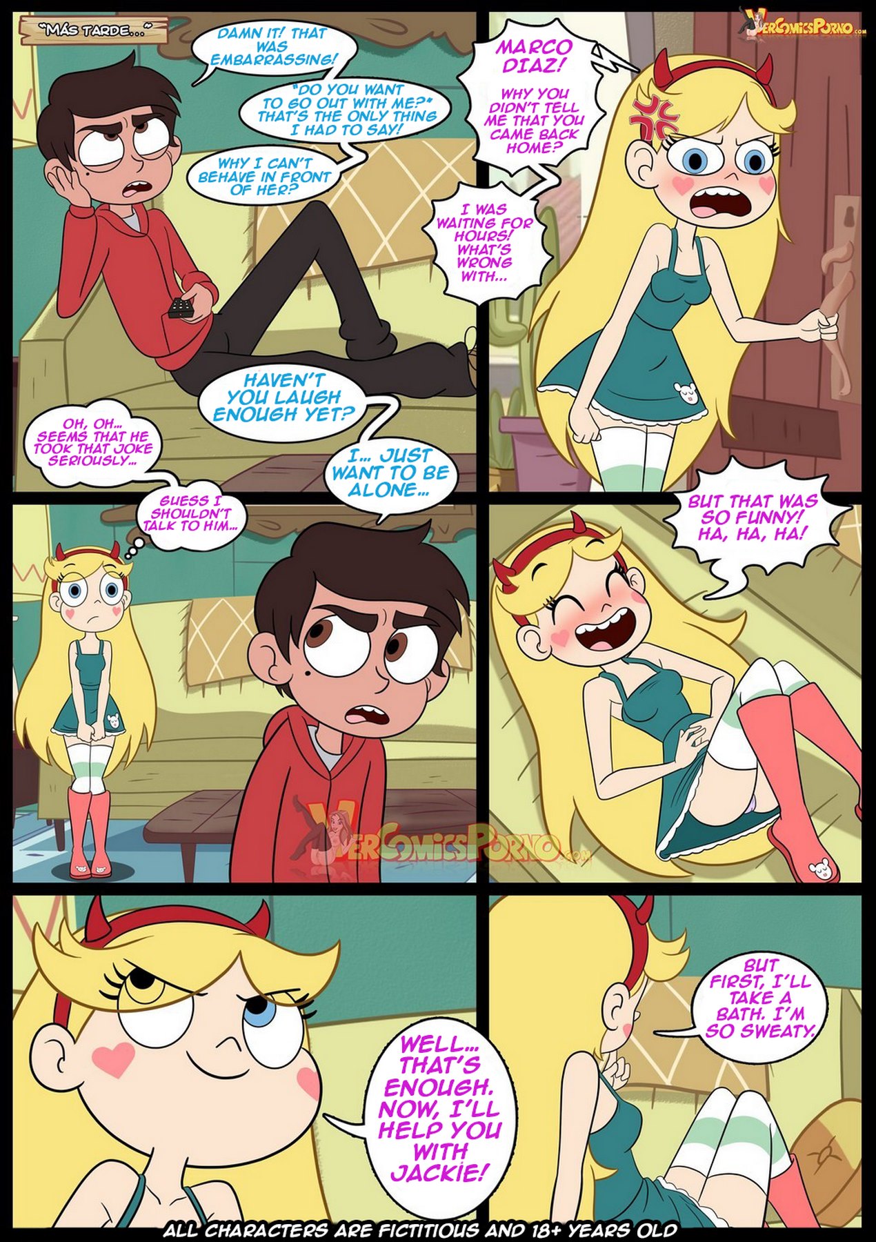 1270px x 1800px - Croc- Star vs. The Forces of Sex - Porn Cartoon Comics