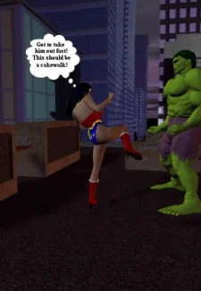 Hulk VS Wonder Woman (7)