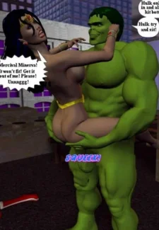 Incredible Hulk VS Wonder Woman