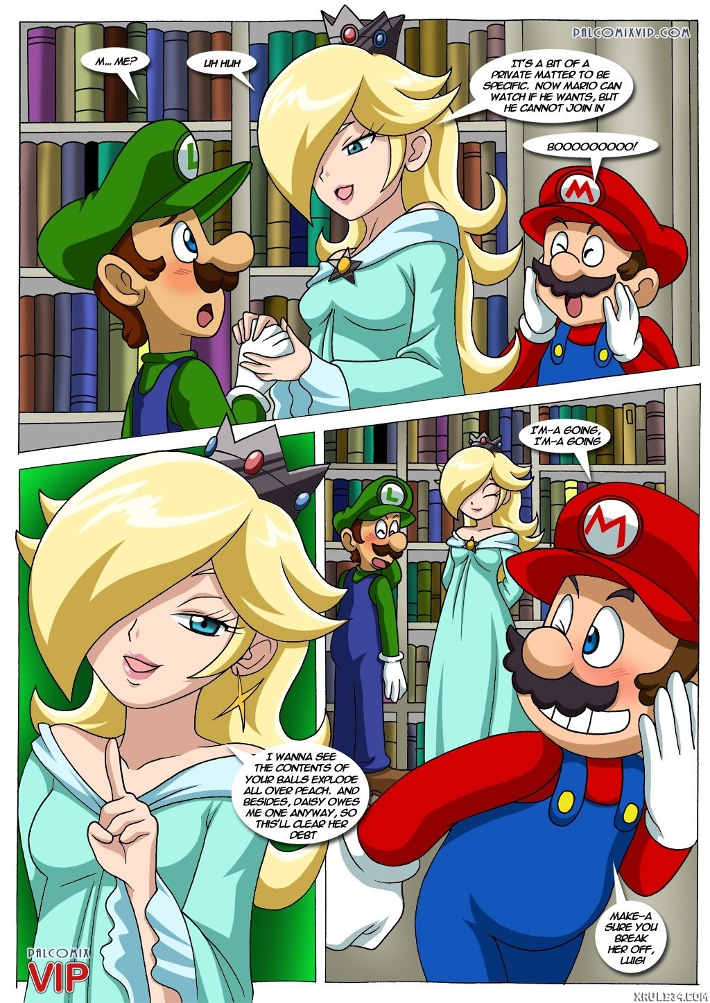 Mario and Sonic- Palcomix - Porn Cartoon Comics