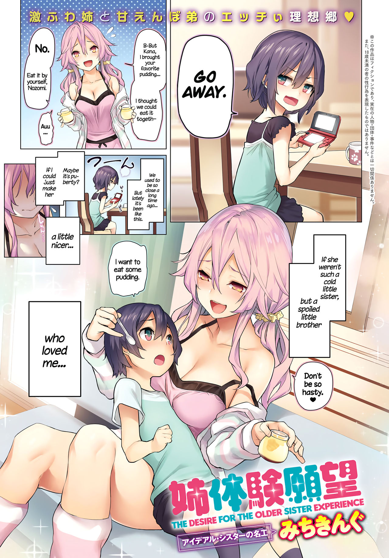 The Desire For The Older Sister Experience - Porn Cartoon Comics