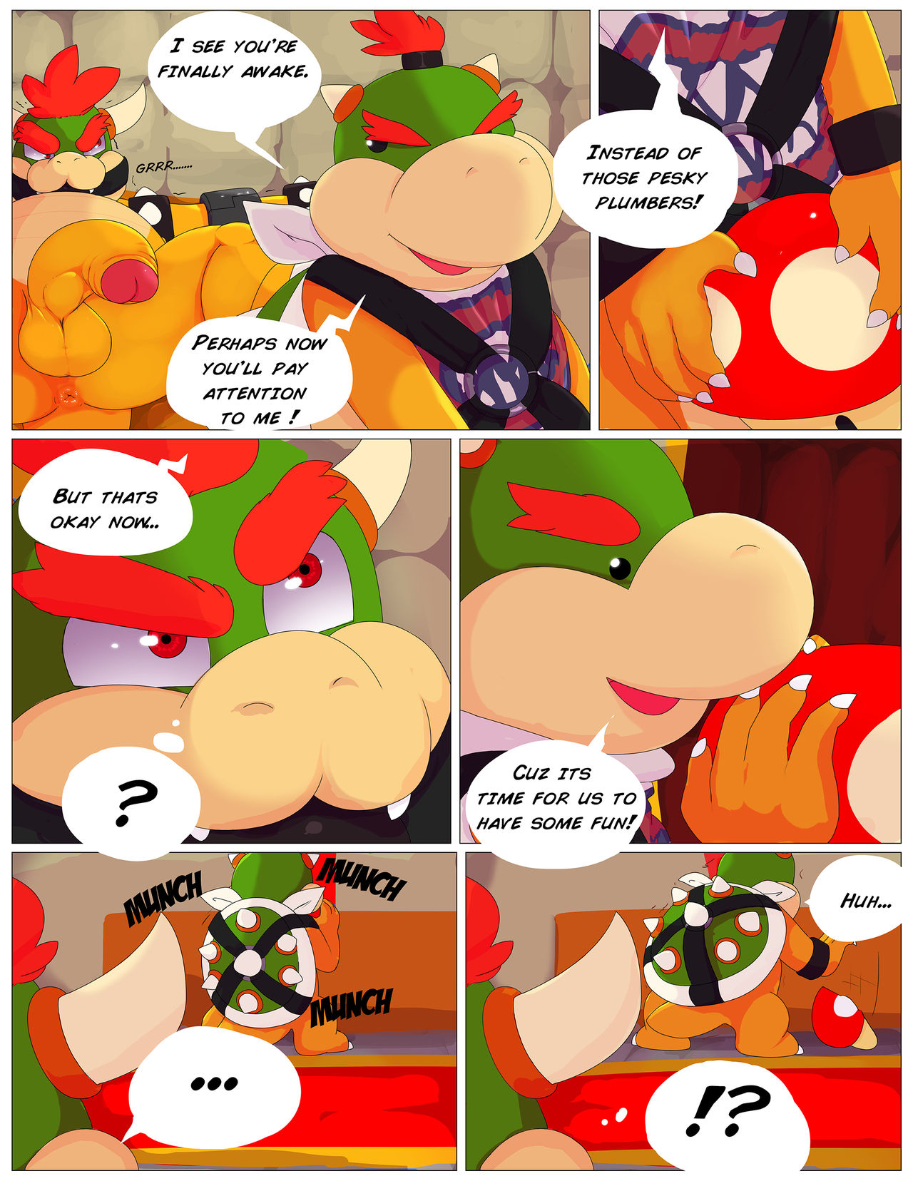 1280px x 1656px - Family Bonding- Super Mario Brothers - Porn Cartoon Comics