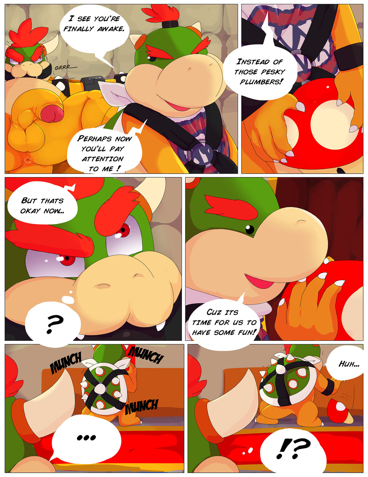 Gay Mario - Family Bonding- Super Mario Brothers - Porn Cartoon Comics