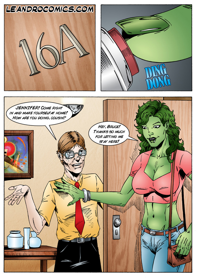 The Incredible Hulk Cartoon Porn - The Incredible Excited Hulk- Leandro - Porn Cartoon Comics