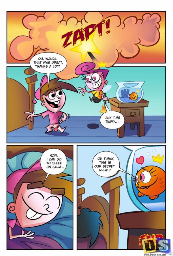 Fairly Oddparents Porn Timmy And Wanda - Fairly Odd Parents- No Sleep Without Wanda - Porn Cartoon Comics
