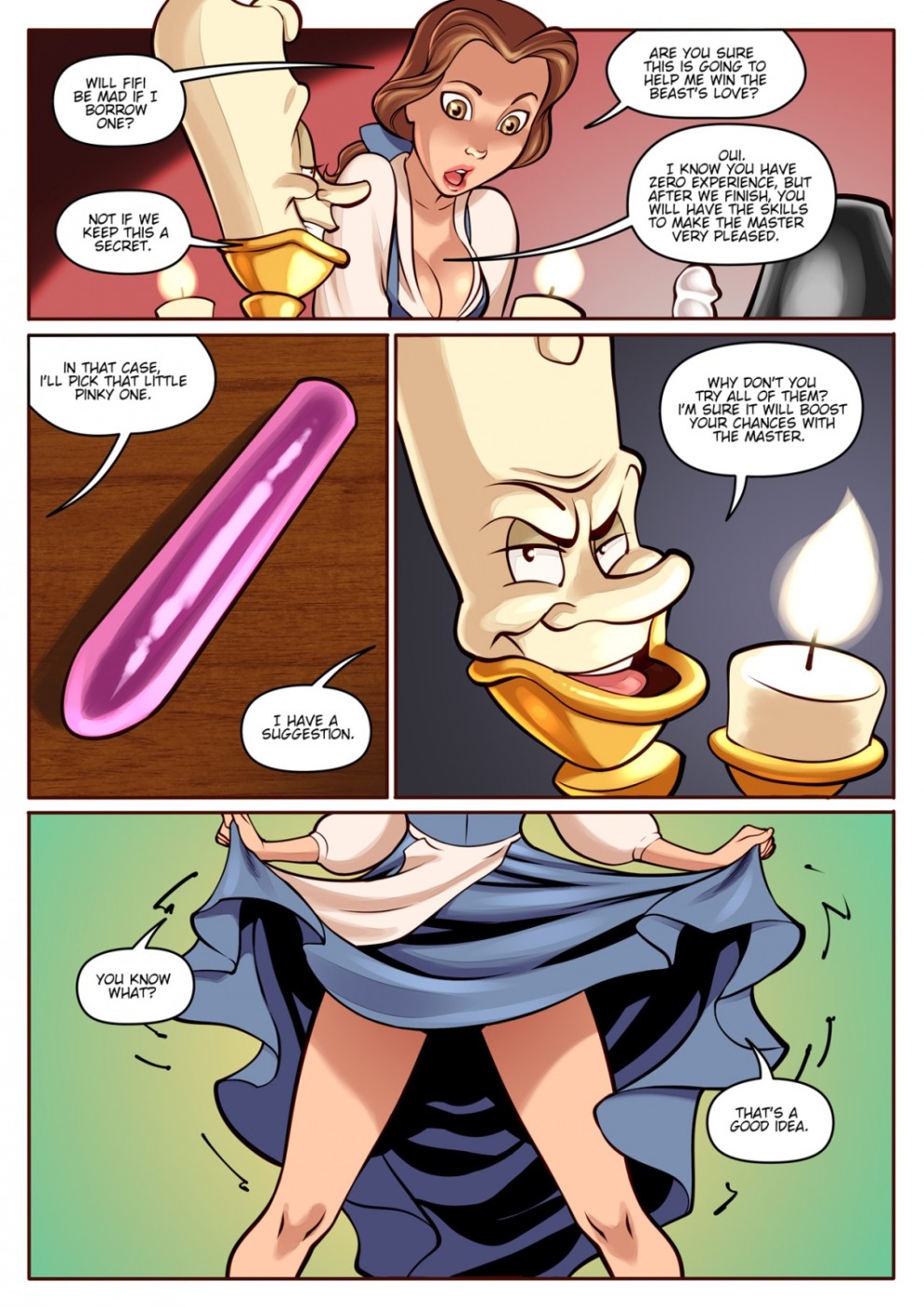 990px x 1400px - To Tame the Beast- Beauty and the Beast - Porn Cartoon Comics