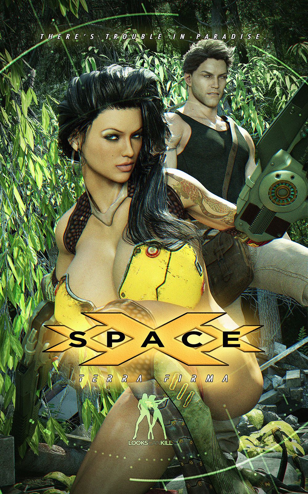Xxx Space Girls - XXX Space- Terra Firma - Porn Cartoon Comics