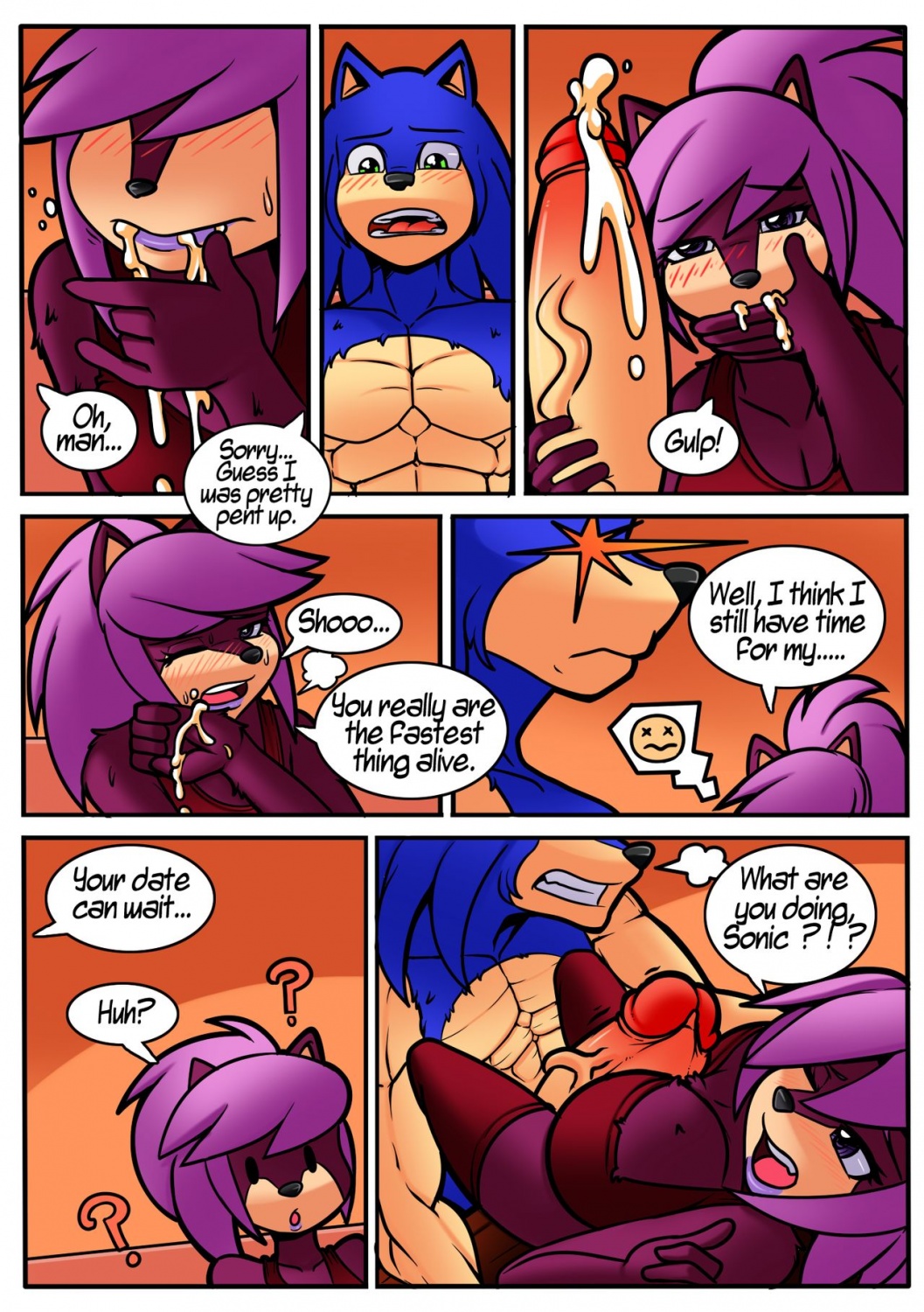 Sonic date night porn comic
