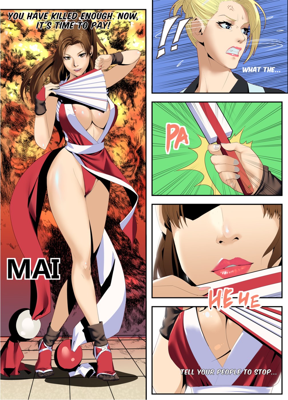 Mai Shiranui Porn Comic
