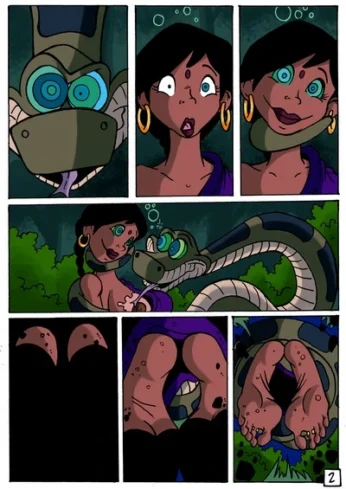 The Jungle Book- Kaa and Shanti