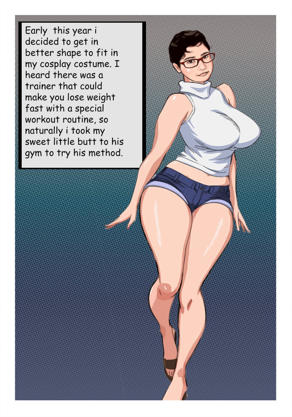 980px x 1400px - Personal Trainer - Porn Cartoon Comics