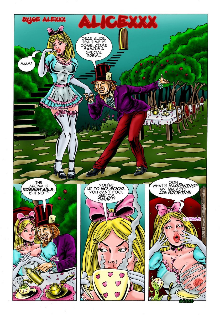 Alice In Wonderland Shemale Porn - Alice in Wonderland -AliceXXX - Porn Cartoon Comics
