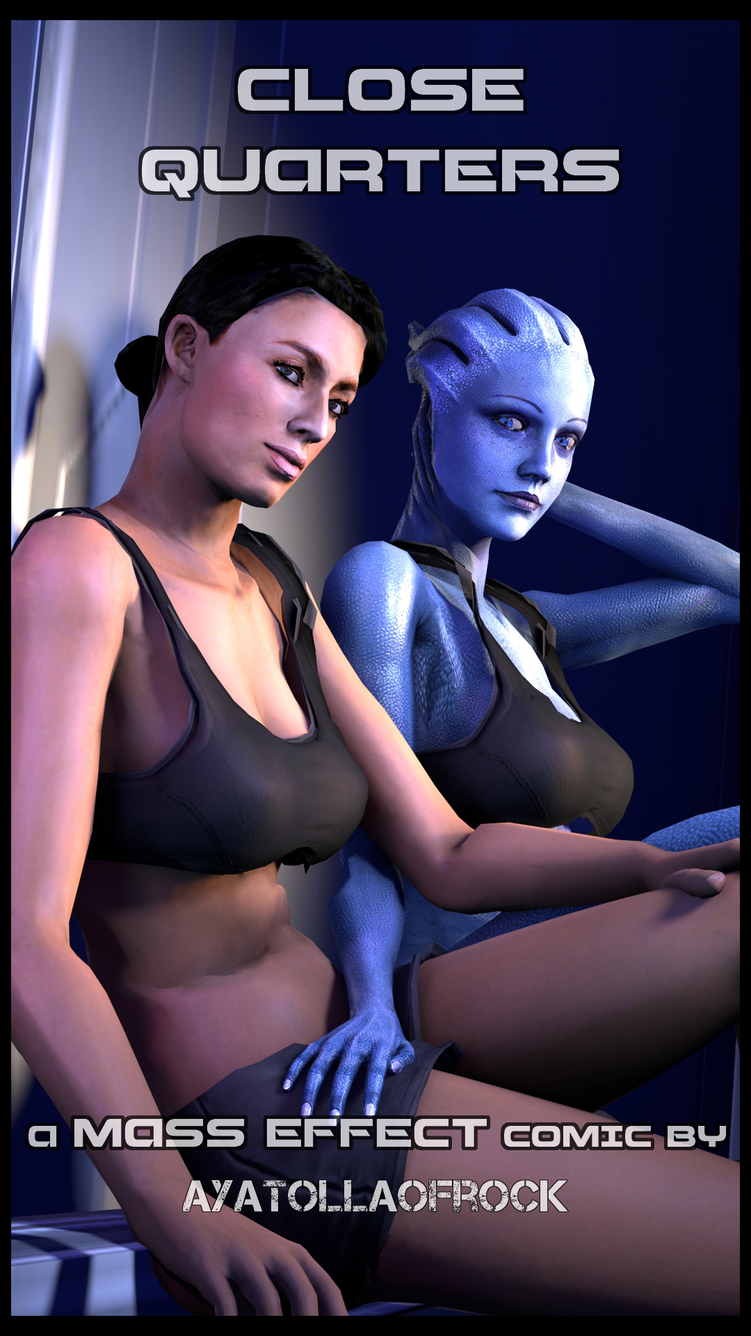 Mass Effect Hentai Huge Breast - Mass Effect- Close Quarters - Porn Cartoon Comics