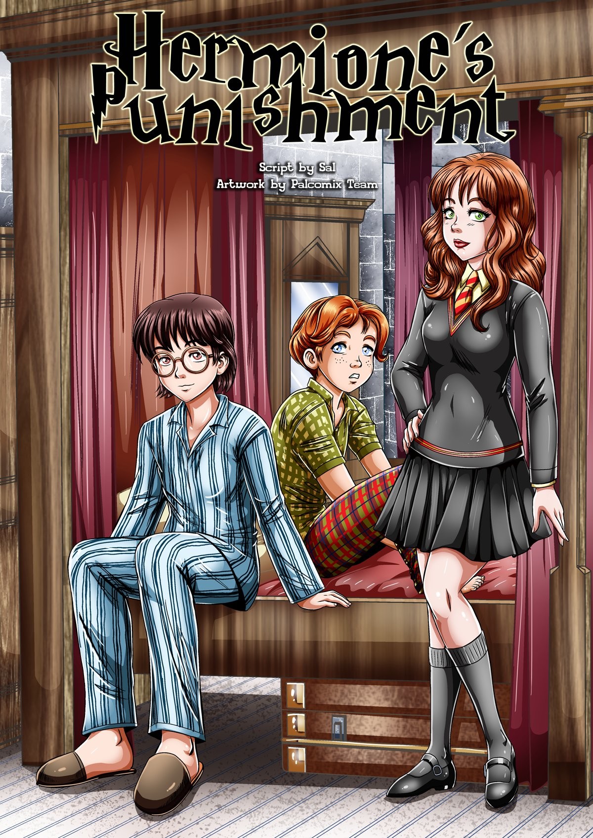 Harry Potter Porn - Hermione's Punishment- Harry Potter - Porn Cartoon Comics