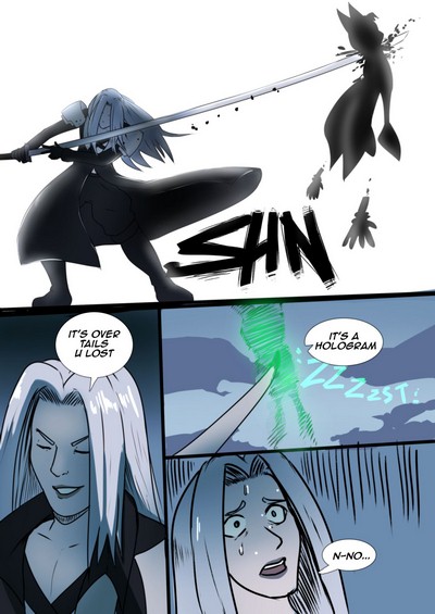 Tails vs Sephiroth- Lemonfont