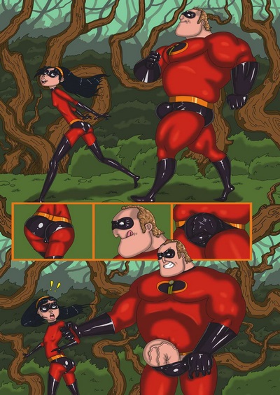 The Incredibles Anal - The Incredibles - Walk With Dad - Porn Cartoon Comics