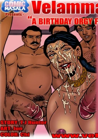 Velamma Dreams 9- Birthday Orgy for Vela