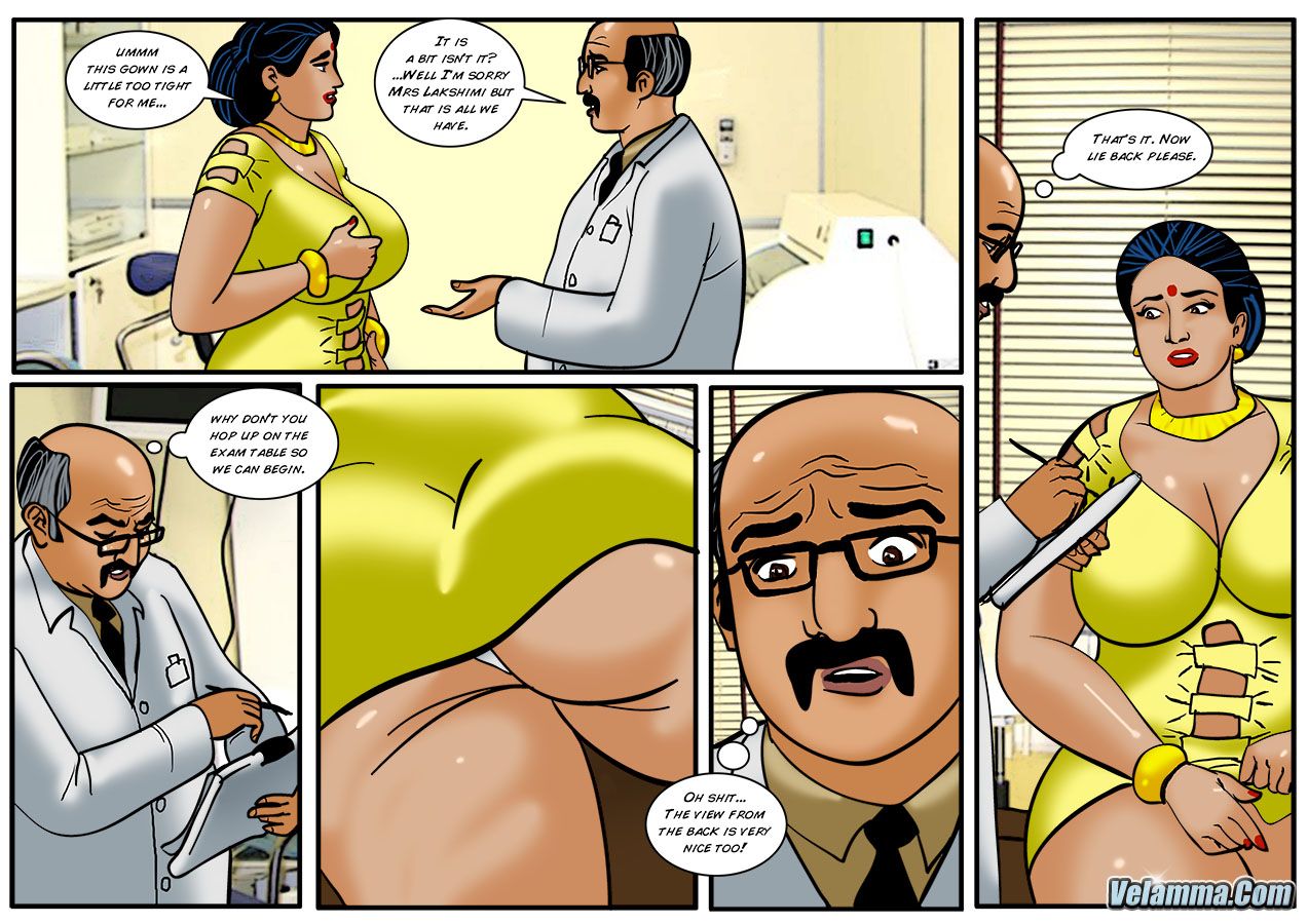 Velamma 44- Real Doctor Will See You - desi sex comics