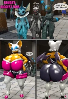 Rouge- Biggest Fans- Sonic the hedgehog