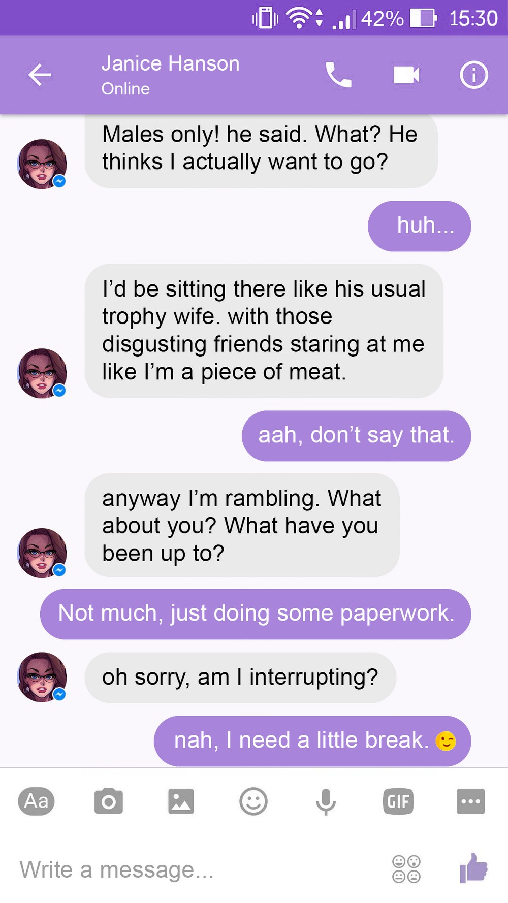 Porn chatting