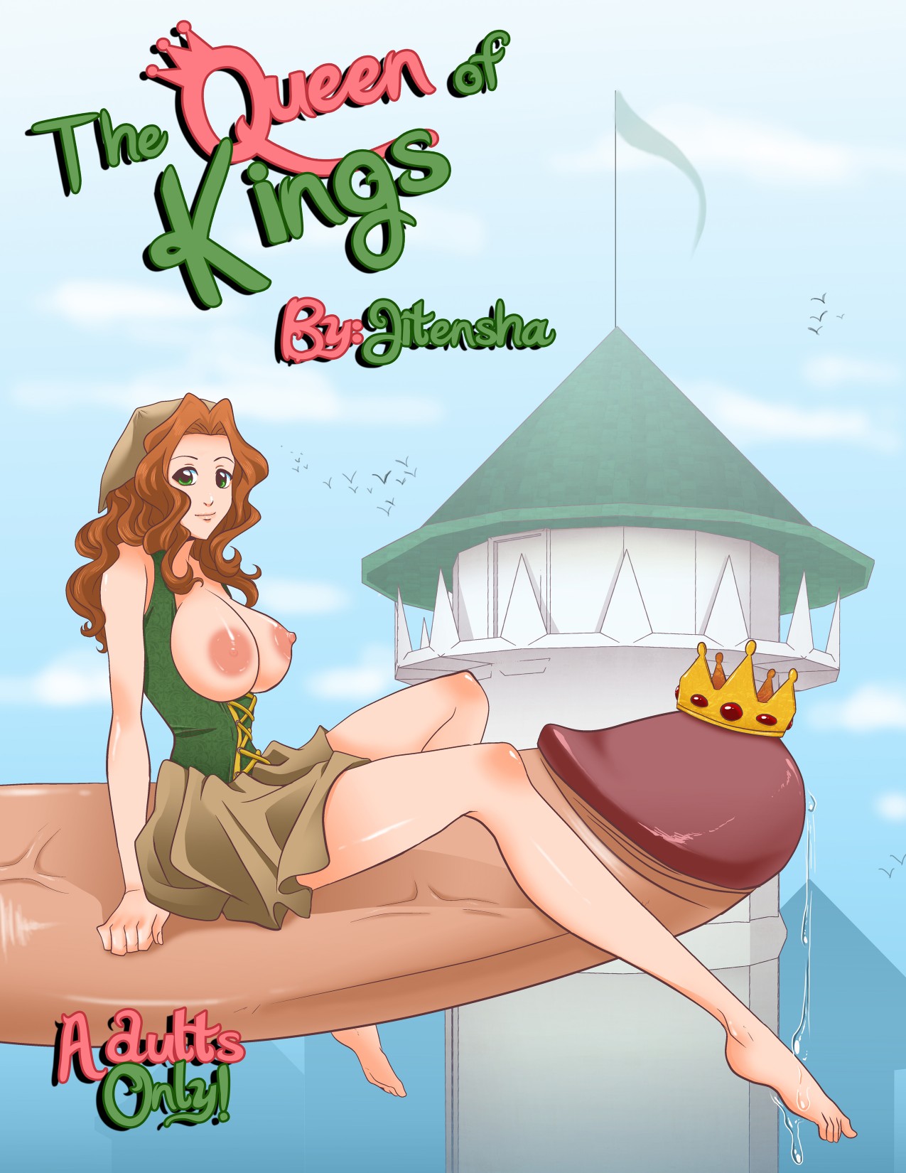 King Queens Porn - Queen of Kings- Jitensha - Porn Cartoon Comics