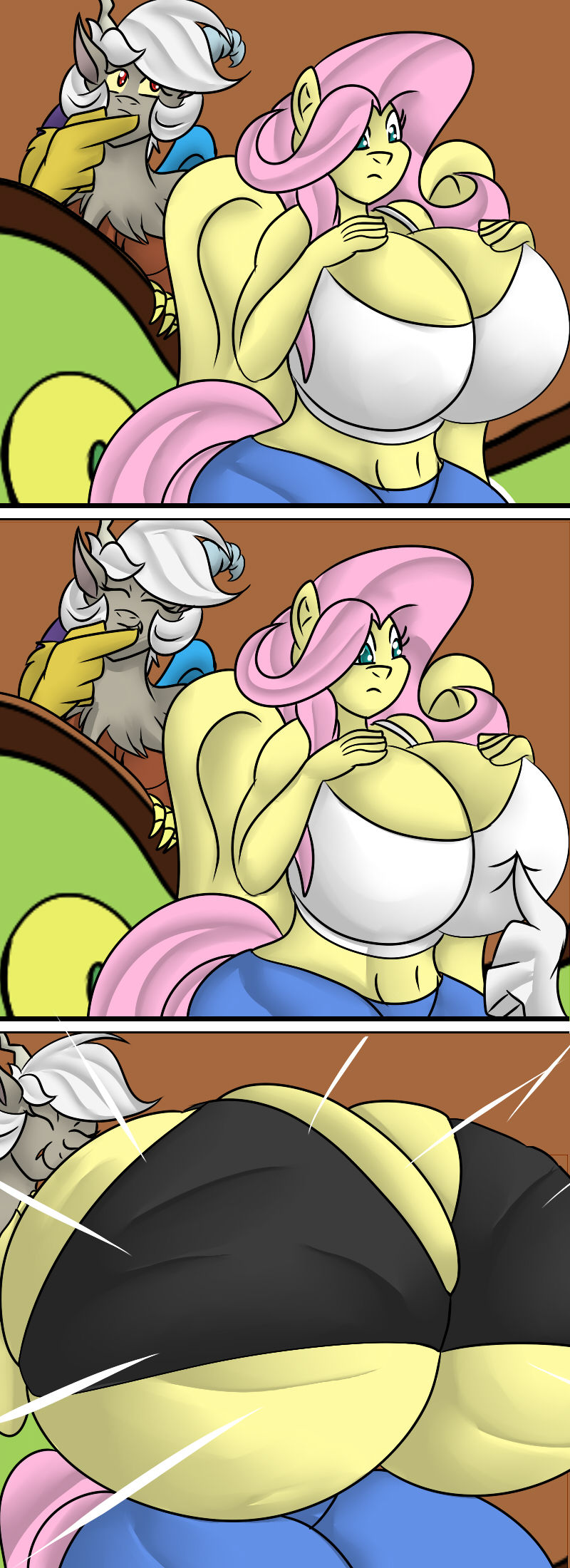 Fluttershy Huge Boobs Porn - Fluttershy's couch- RickyDemont - Porn Cartoon Comics