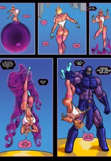 The Pit- Power Girl vs Darkseid (6)