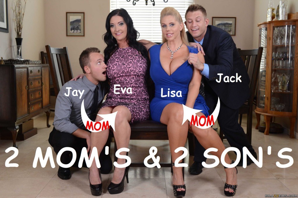 Mom And Son Incest Brazzers - 2 Mom & 2 Son - Incest Porn Comics