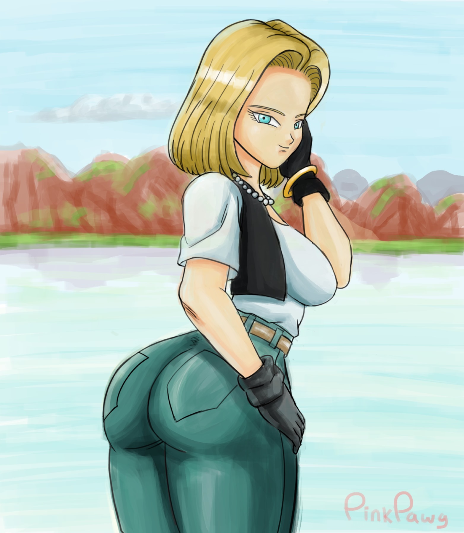 Android 18 Porn Girl - Android 18 Goes Inside Cell (Dragon Ball Z) - Porn Cartoon Comics