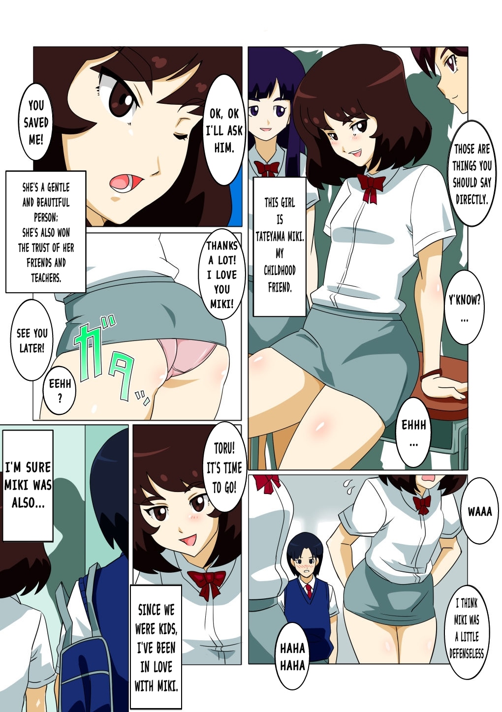 1020px x 1447px - Naughty Schoolgirl - Straw and Actuator - Porn Cartoon Comics