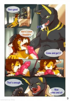 Furry Gay Comic -Forbidden Treasure0004 (Ilike Cover)