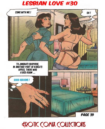 Erotic Lesbian Comics - Lesbian Love No. 30 - Erotic Comix Collection - Porn Cartoon Comics