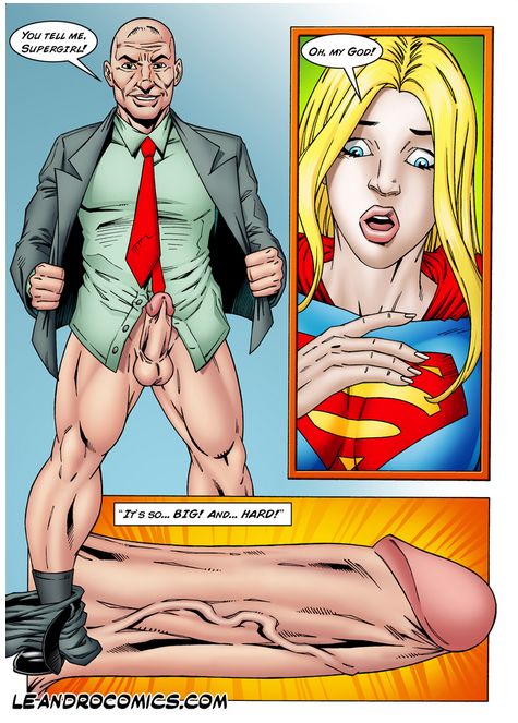 Supergirl Cartoon Blowjob Porn - Supergirl vs. Lex Luthor - Sexy Interrogation Session - Porn Cartoon Comics